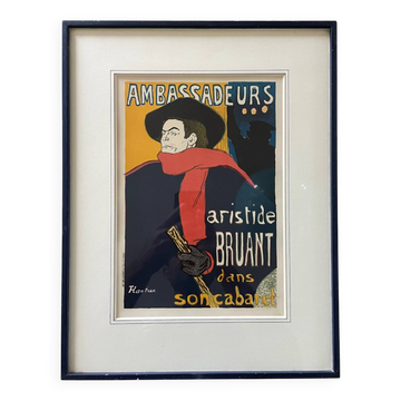 lithograph printed Ambassadors: Aristide Bruant