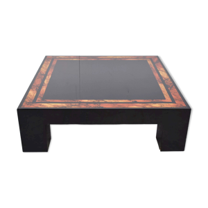 Table basse vintage en - loupe