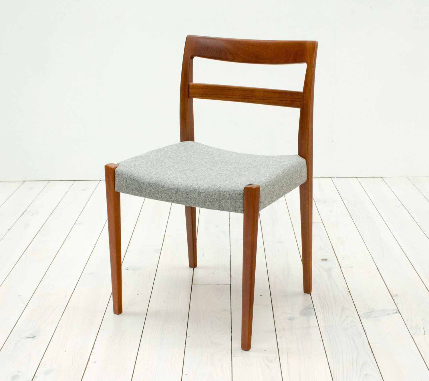 1960s Swedish garmi teak dining chairs by Nils Jonsson for Troeds, set of 6