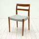 Ensemble de 6 chaises en teck garni par Nils Jonsson pour le fabricant suédois Hugo Troeds