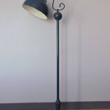 Lampe, lampadaire tôle rigitulle  années 50' underwriters laboratories