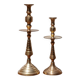 pair of vintage bronze candlesticks from the 1940s
