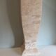 Column, Hollywood Regency style travertine pedestal, 1970s