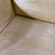 Mid-Century Camel Leather Armchairs with Ottomans, Set of 2, 1970s