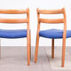 4 chairs model 84 teak Niels Otto Møller