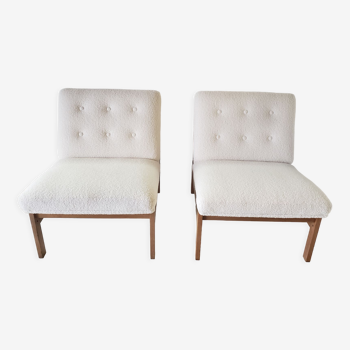 Pair of scandinavian armchairs Ole Gjerlov Gnudsen 1960