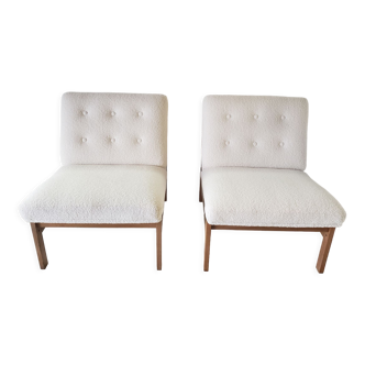 Pair of scandinavian armchairs Ole Gjerlov Gnudsen 1960