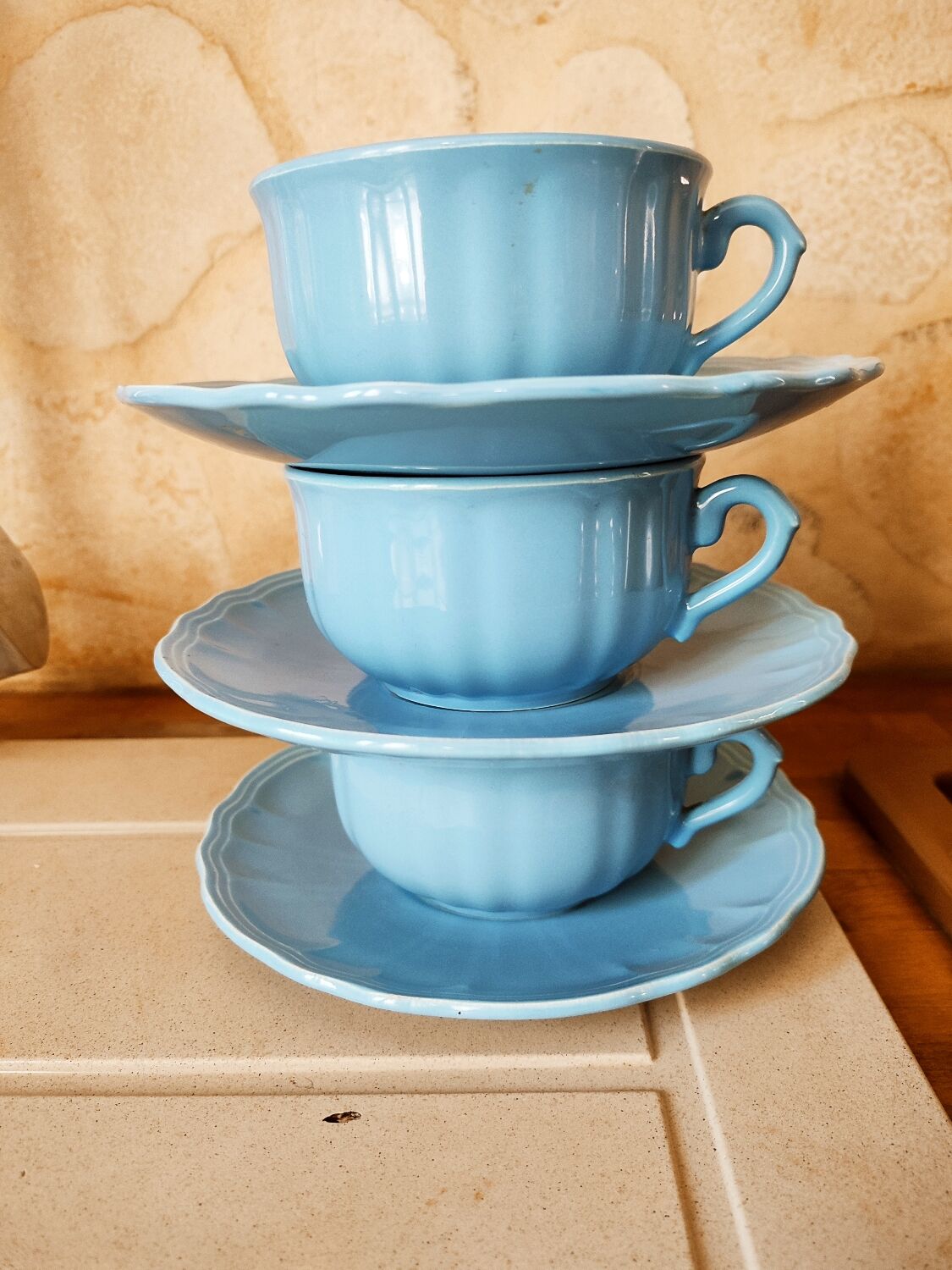 Set of 3 chocolate cups by Salins
