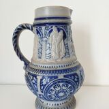 German sandstone jug decoration medieval kings