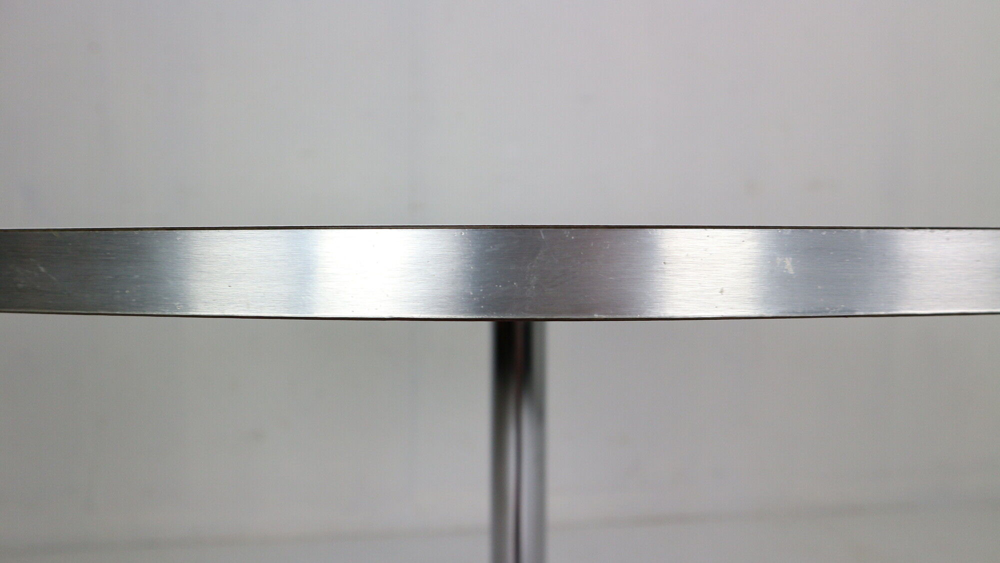 Börje johanson round white & chrome "tulip" dinning table, 1968 sweden