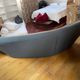 Very large Ploum sofa, 3 seats, high back, anthracite gray, Ligne Roset