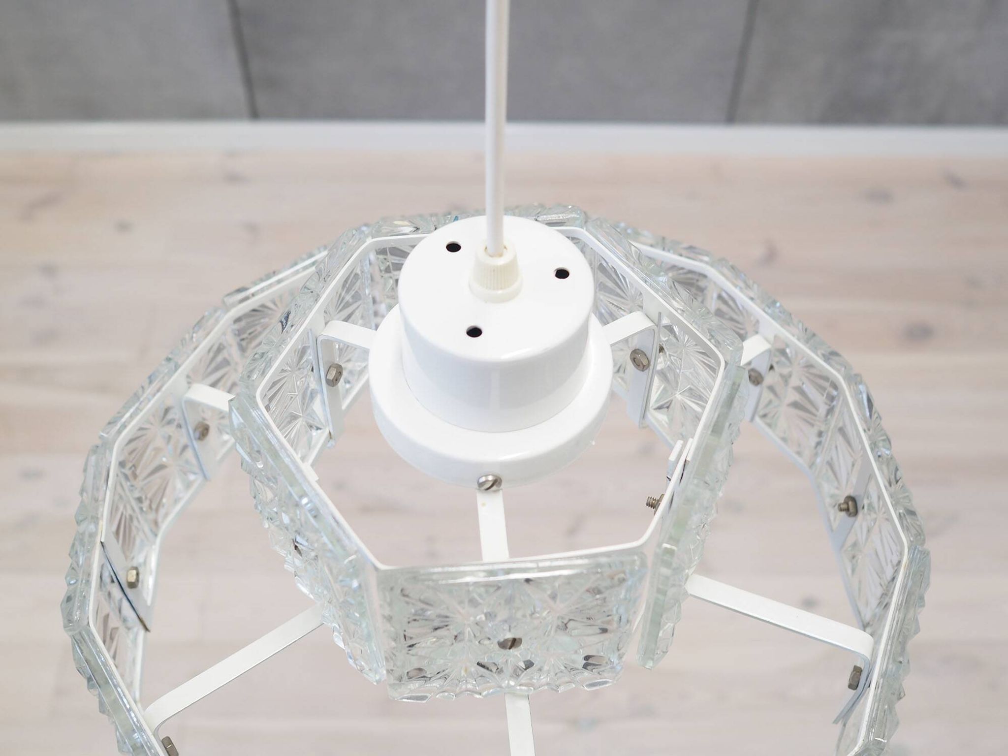 Lampe suspendue, design danois, années 1970, production : Danemark