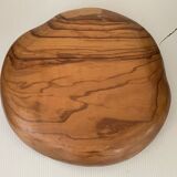 Plat en bois d’olivier vintage