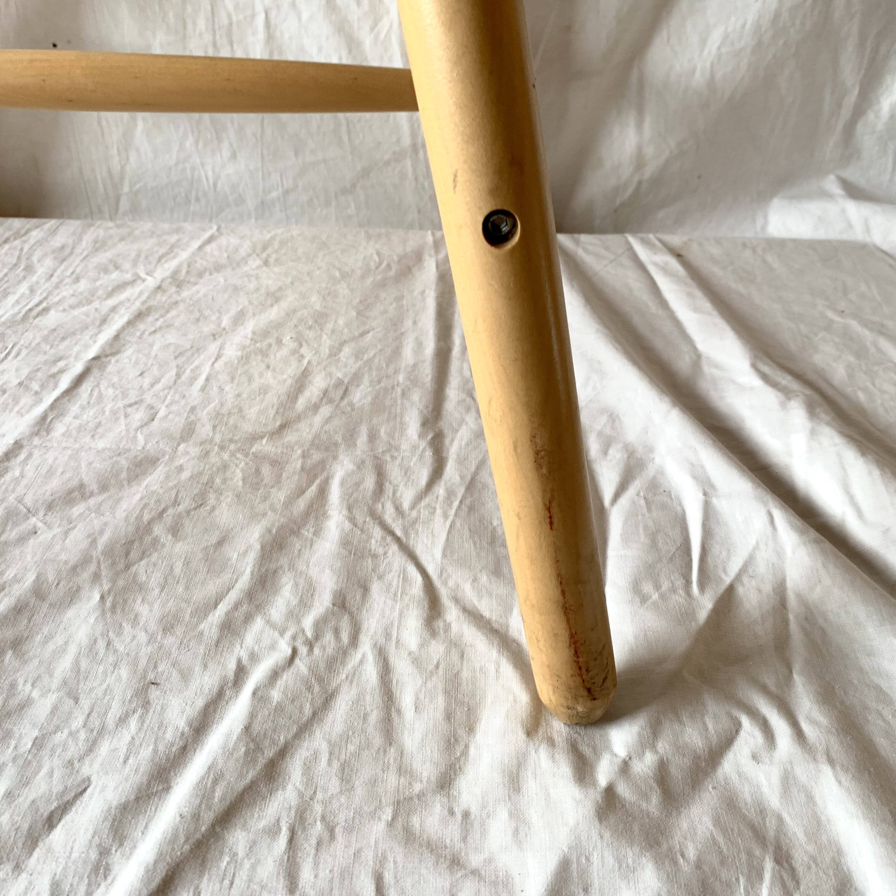 Children's wooden high chair