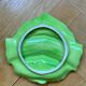 Green slipware asparagus dish