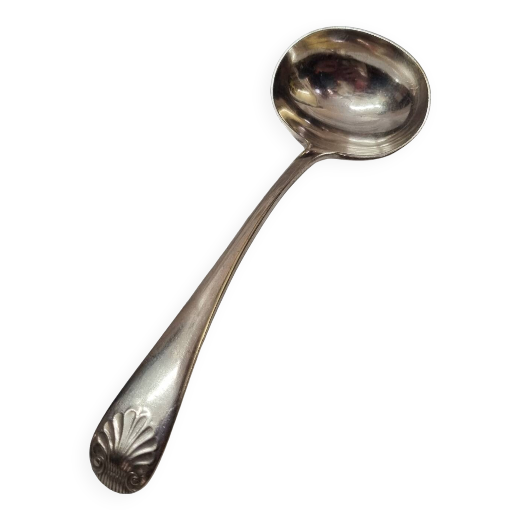 Silver sauce spoon from 1970