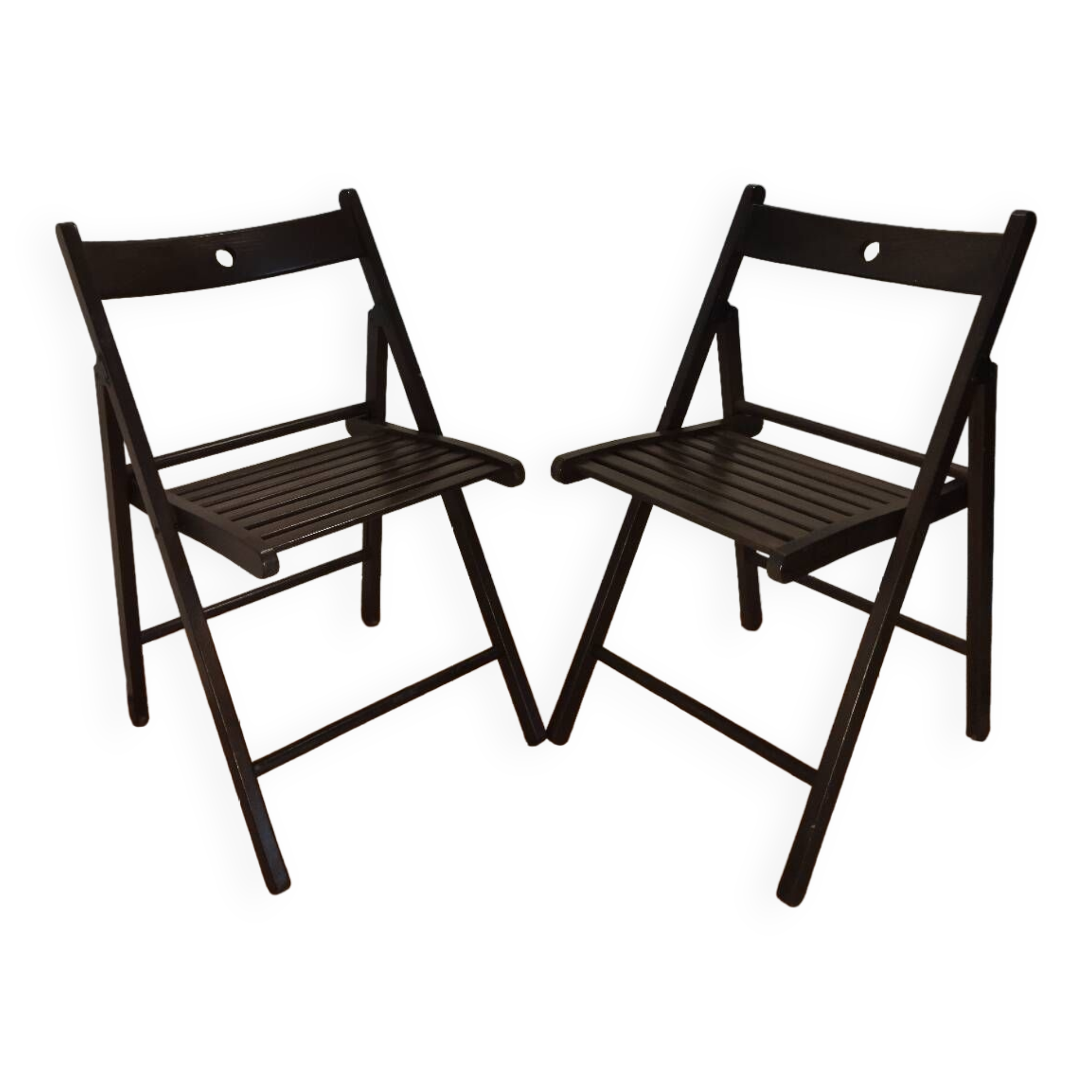 Pair of folding chairs