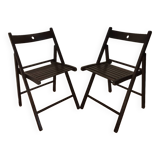 Pair of folding chairs