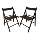 Pair of folding chairs