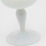 White opaline vase