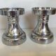 Pair of silver candle holders