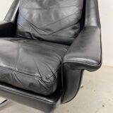 Danish Swivel Armchair Model 802 by Werner Langenfeld for Esa, 1970s