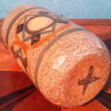 Pot céramique "Fleurs" 1960s