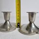 Pair of Just Andersen designer candlesticks, Denmark