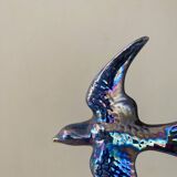 Set of 2 Vintage Ceramic Wall Swallows