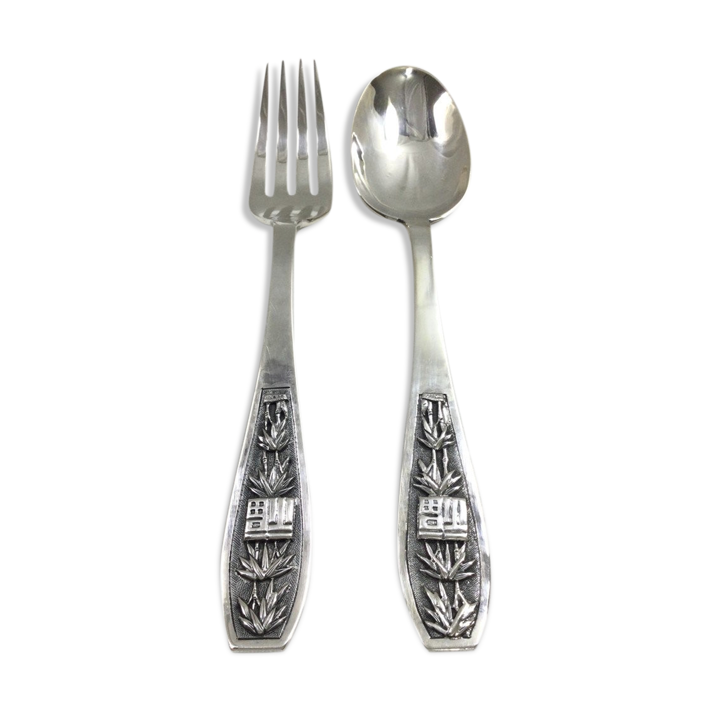 Silver child cutlery, Indochina