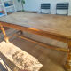 Table ancienne de ferme en chêne 8-10 personnes