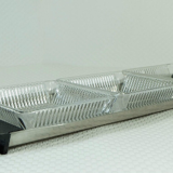 Plateau Günter Kupetz WMF Cromargan en verre et plastique