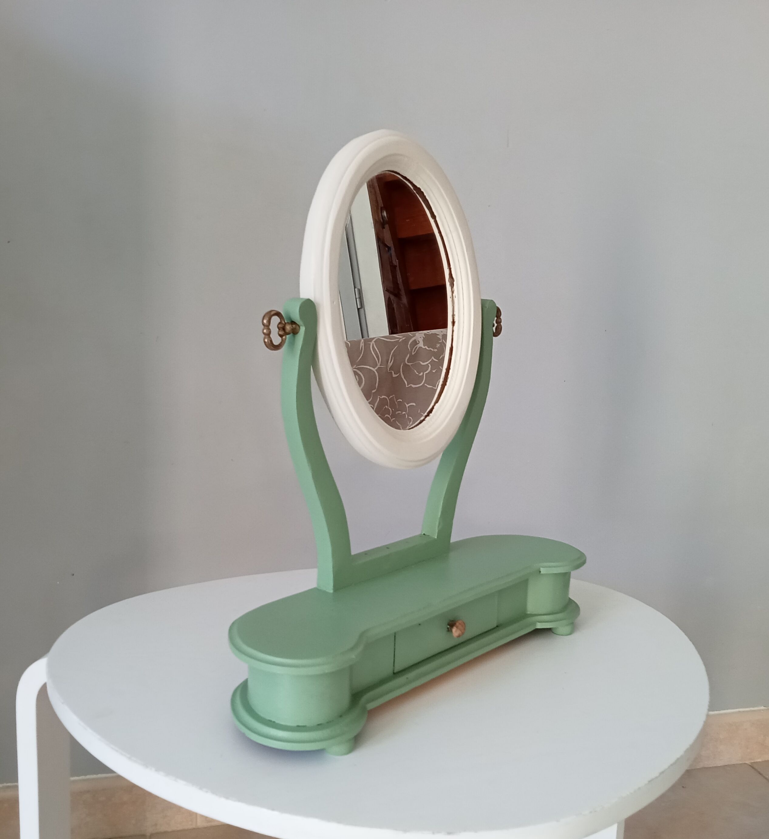 Vintage psyche table mirror 70s/80s