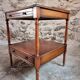 Table d’appoint vintage en acajou – France, années 50/60