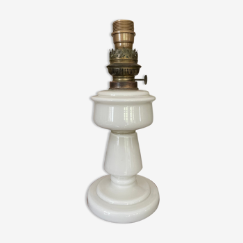 Pied de lampe en opaline circa 1900