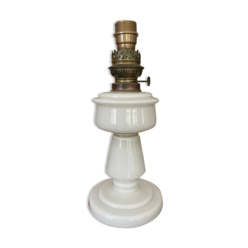 Pied de lampe en opaline circa 1900