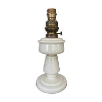 Pied de lampe en opaline circa 1900