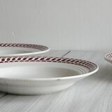 4 St Amand Ondine soup plates