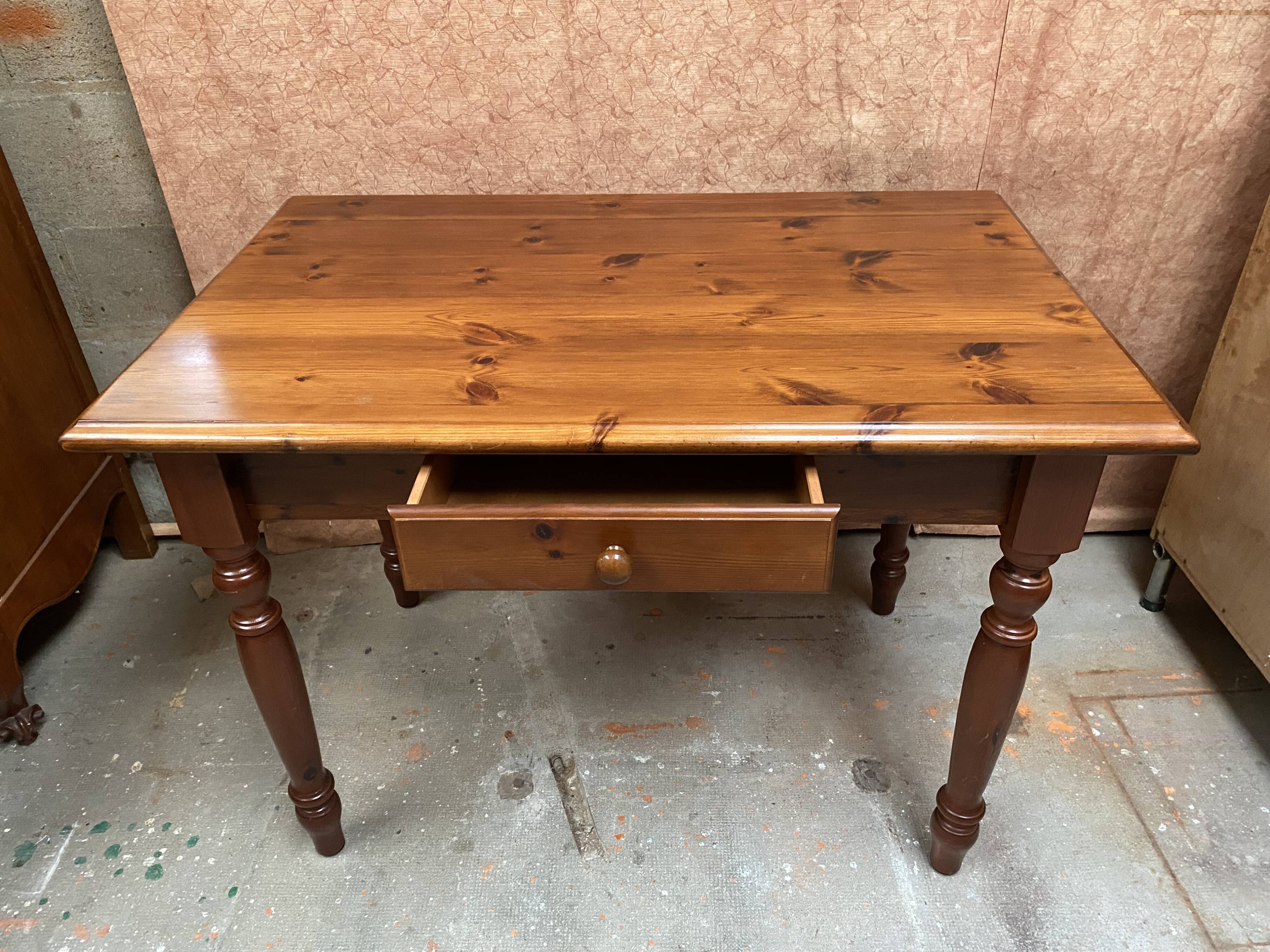 Wooden desk table