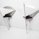 Pair of artemide filicudara wall lamps by Steeve Lombardi