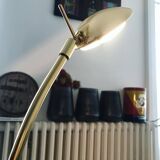 Lampe de bureau dorée style Arc Vintage