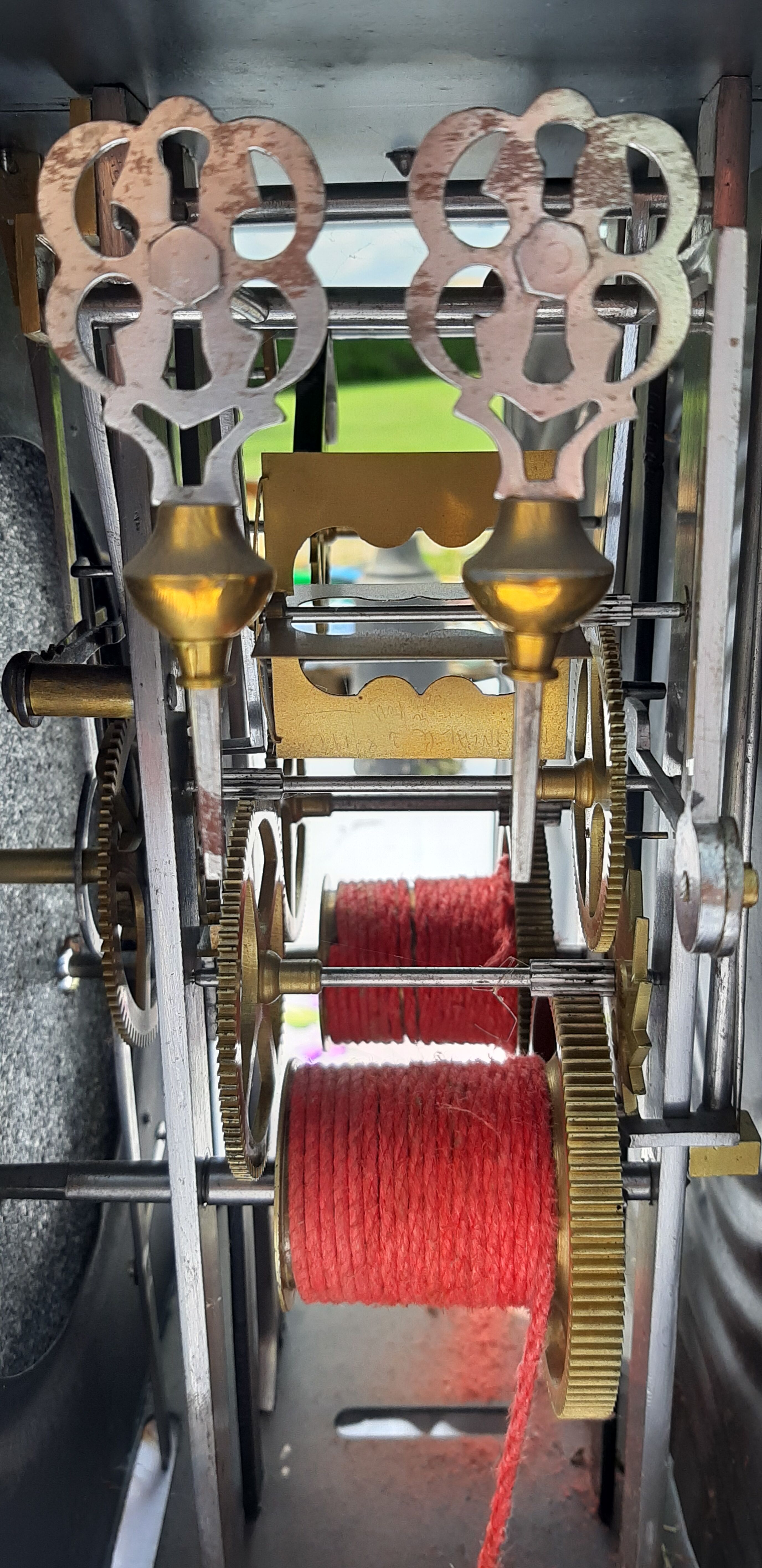 Comtoise clock mechanism