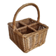 Wicker glass holder