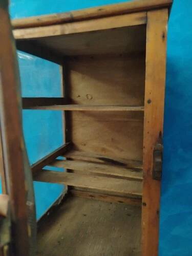 Antique Toscani Showcase in Wood, 19th Century