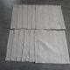 12 antique embroidered tea napkins 28x28cm