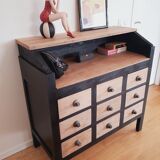 Apothecary cabinet with drawers