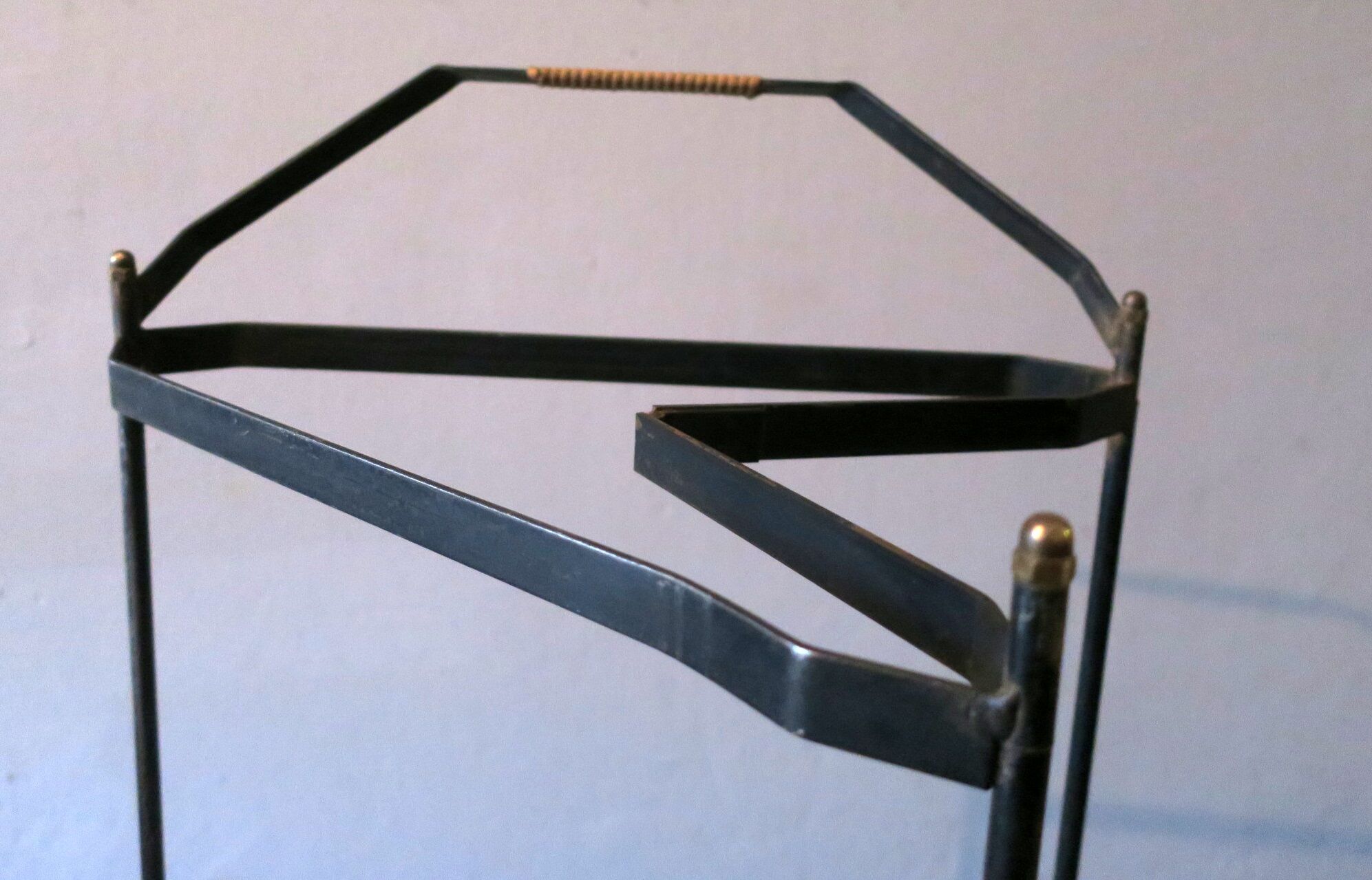Swedish teak foldable serving trolley by Ary Fanerprodukter, 1960s