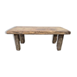 Vintage coffee table in sturdy wood / coffee table