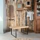 Vintage industrial coffee table (refurbished)