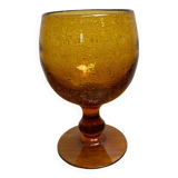 Large vintage bubble glass